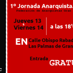 1º Jornada Anarquista.