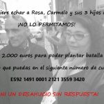 Rosa, Carmelo y sus 3 hijos necesitan 2.000 euros