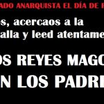 Pequeño "atentado" anarquista para el día de reyes