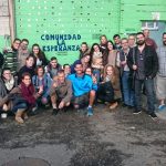 Una clase universitaria en una comunidad ocupada