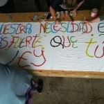 Sin luz y sin agua... Pero también sin miedo