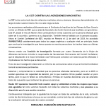 CGT inhabilita al agresor denunciado por el SIGC